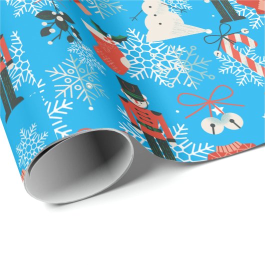 Feliz navidad geschenkpapier (Rolleneckpunkt)