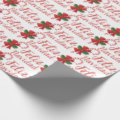 Feliz Navidad Geschenkpapier (Ecke)