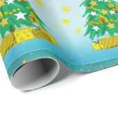 Feliz navidad geschenkpapier (Rolleneckpunkt)