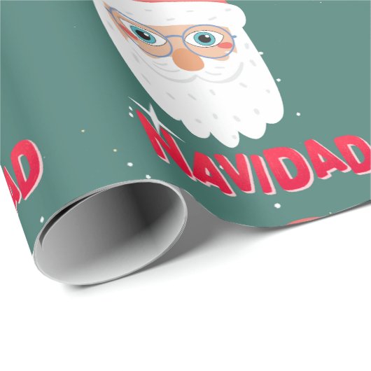 Feliz navidad geschenkpapier (Rolleneckpunkt)