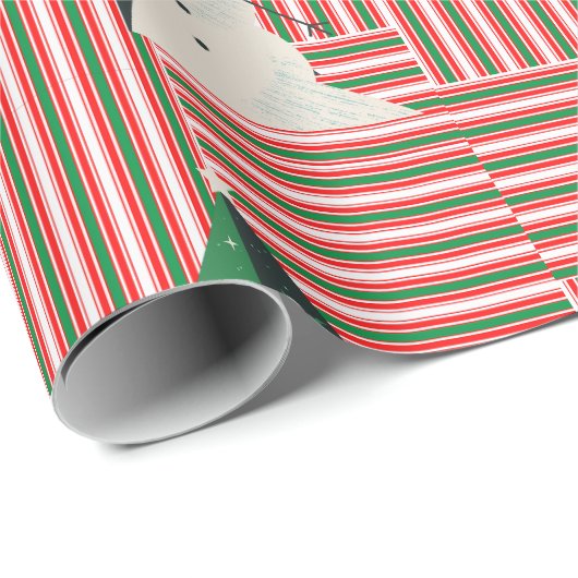 Feliz navidad geschenkpapier (Rolleneckpunkt)