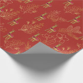 Feliz navidad geschenkpapier (Ecke)