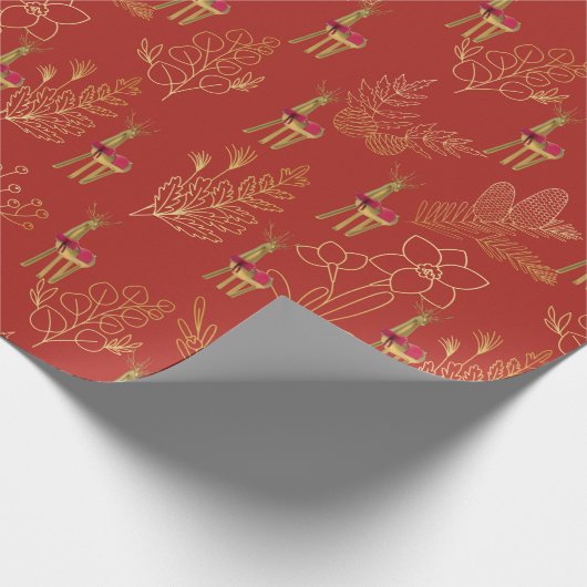 Feliz navidad geschenkpapier (Ecke)