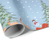 Feliz navidad geschenkpapier (Rolleneckpunkt)