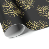 Feliz Navidad Geschenkpapier (Rolleneckpunkt)