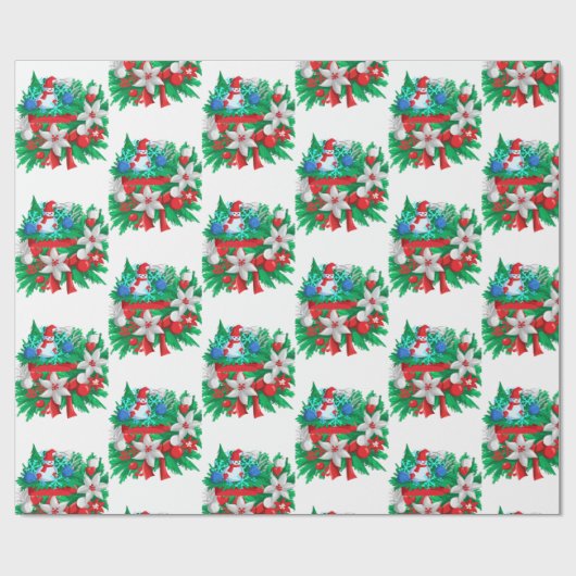 Feliz navidad geschenkpapier (Flach)