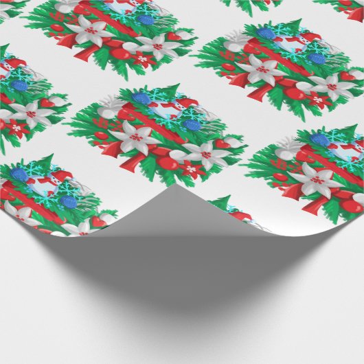 Feliz navidad geschenkpapier (Ecke)