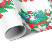 Feliz navidad geschenkpapier (Rolleneckpunkt)