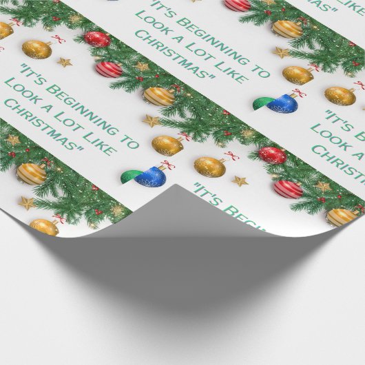 Feliz navidad geschenkpapier (Ecke)