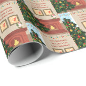 Feliz navidad geschenkpapier (Rolleneckpunkt)