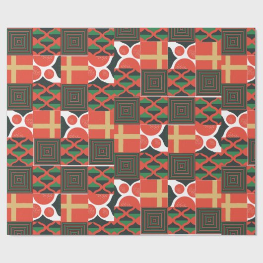 Feliz navidad geschenkpapier (Flach)