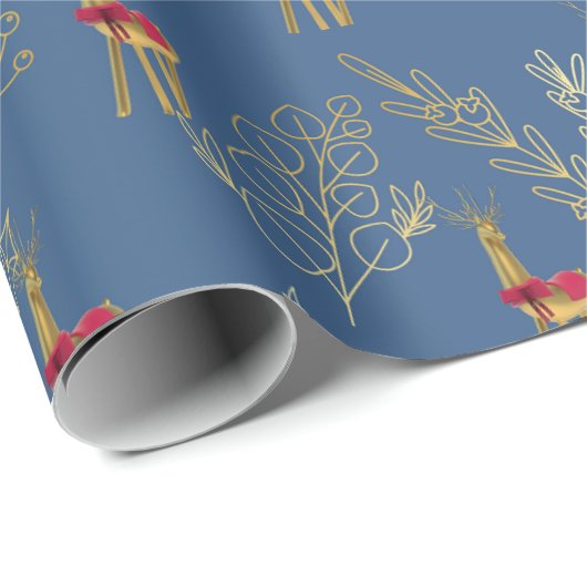 Feliz navidad geschenkpapier (Rolleneckpunkt)