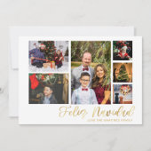 Feliz Navidad Gold 6 Foto (Vorderseite)