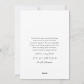 Feliz Navidad Gold Weihnachten Vier FotoCollage (Rückseite)