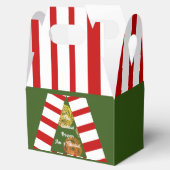 Feliz Navidad Golden Glitzern Weihnachtsbaum Geschenkschachtel (Geöffnet)