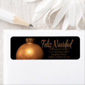 Feliz Navidad Golden-Ornament (Insitu)