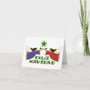 Feliz Navidad greeting card Feiertagskarte