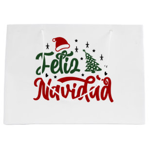 Feliz Navidad Große Geschenktüte