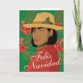 Feliz Navidad Grußkarte Karte