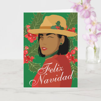 Feliz Navidad Grußkarte Karte