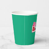 Feliz Navidad - hell bunt Pappbecher (Rechts)