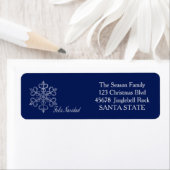 Feliz Navidad Holiday Address Label (Insitu)