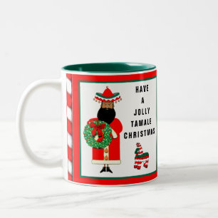 Feliz Navidad Holiday-Geschenk Zweifarbige Tasse