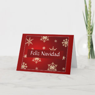Feliz Navidad individuell anpassbar Feiertagskarte