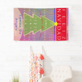 "Feliz Navidad" Individuelle Name & Nachricht Banner (Insitu)