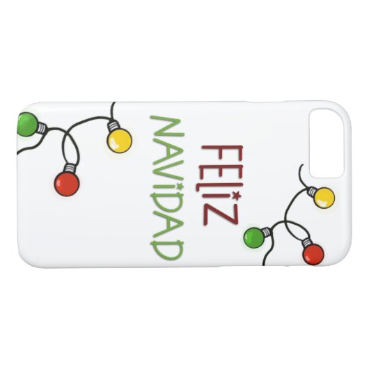 Feliz Navidad iPhone Case (Rückseite (Horizontal))