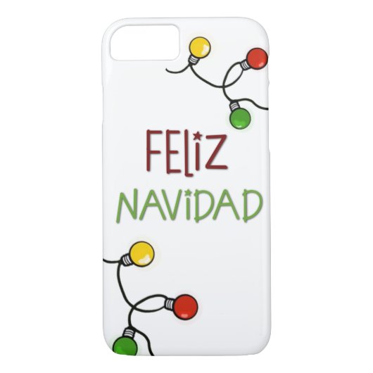 Feliz Navidad iPhone Case (Rückseite)