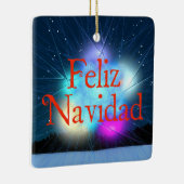 Feliz Navidad - Jack Frost Keramikornament (Rechts)