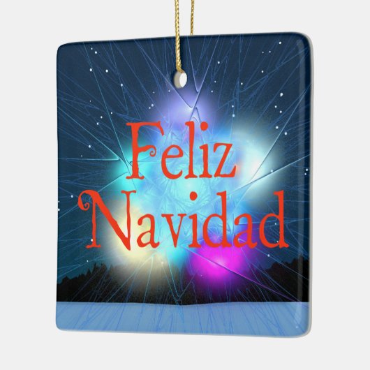 Feliz Navidad - Jack Frost Keramikornament (Links)