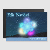 Feliz Navidad - Jack Frost Magnetkarte (Vorne/Hinten)