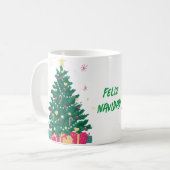 FELIZ NAVIDAD KAFFEETASSE (Vorderseite Links)
