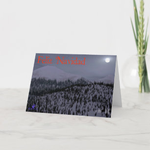 Feliz Navidad - kalte Nacht in Idaho Feiertagskarte