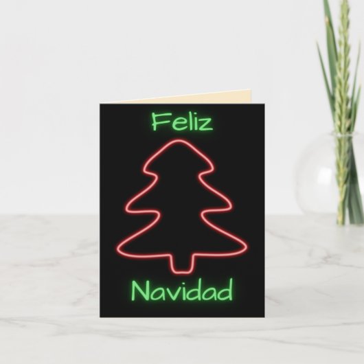 Feliz Navidad Karte (Vorderseite)