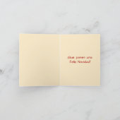 Feliz Navidad Karte (Innenseite)