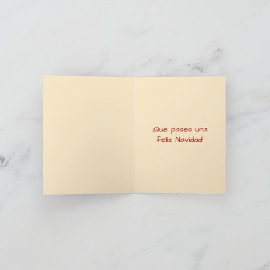 Feliz Navidad Karte (Innenseite)