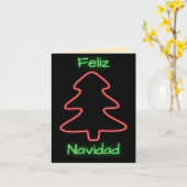 Feliz Navidad Karte (Gelbe Blume)