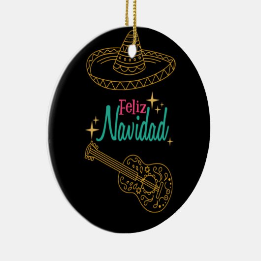 Feliz navidad keramik ornament (Rechts)
