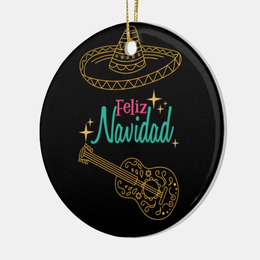 Feliz navidad keramik ornament (Links)