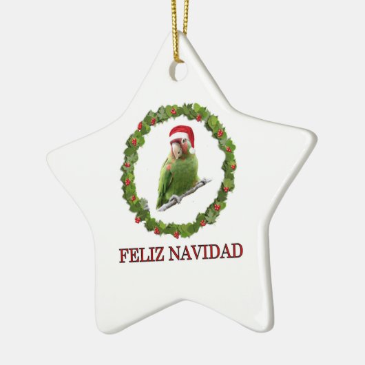 Feliz Navidad Keramikornament (Links)