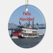 Feliz Navidad Keramikornament (Links)