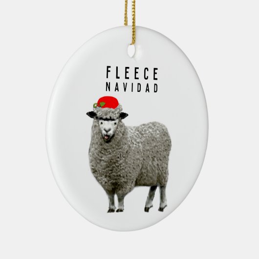 Feliz Navidad Keramikornament (Rechts)