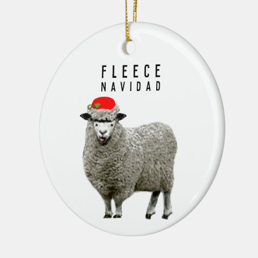 Feliz Navidad Keramikornament (Links)