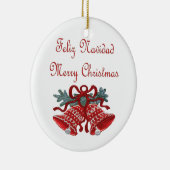 Feliz Navidad Keramikornament (Rechts)