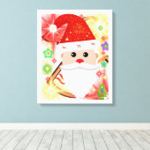 Feliz Navidad  Leinwanddruck (Insitu (Holzboden))