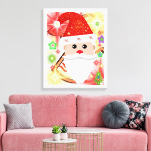 Feliz Navidad  Leinwanddruck