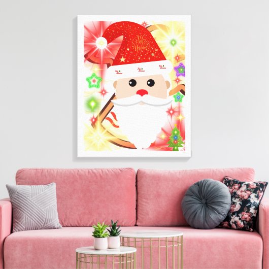 Feliz Navidad  Leinwanddruck (Insitu (Wohnzimmer))